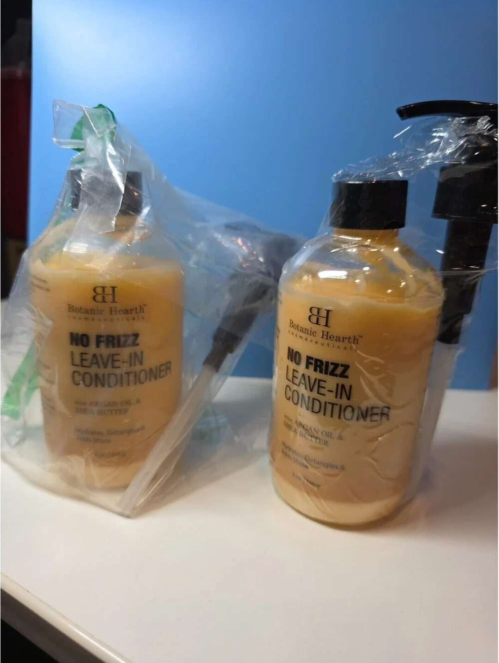 Botanic Hearth No Frizz Leave-In Conditioner Argan Oil Shea Butter 8 oz